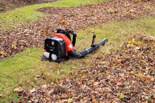 leaf blowing